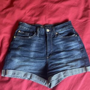 Dark Wash Denim Shorts